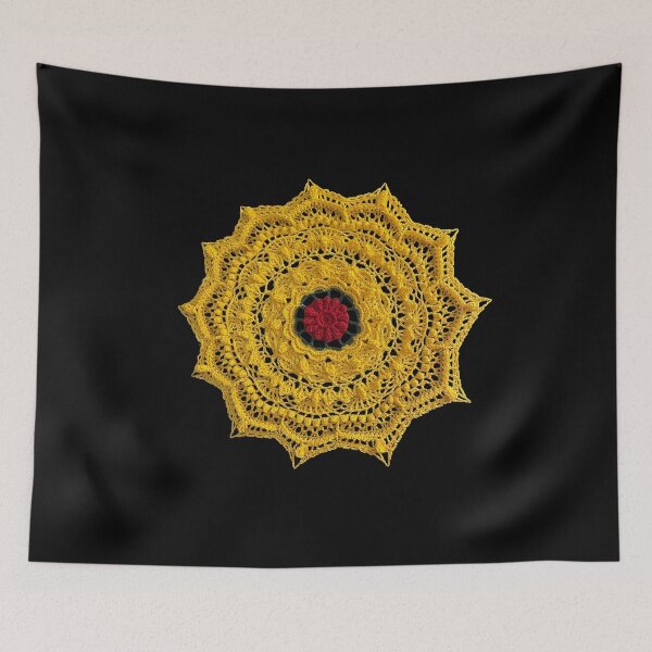 Item preview, Belle - Inspired by Disney Beauty and the Beast - Crochet Doily - Art Print designed and sold by Hookedhands.