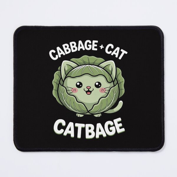 Item preview, Cabbage Cat Catbage Vegetarian Cabbage Lover designed and sold by HermanTricia.