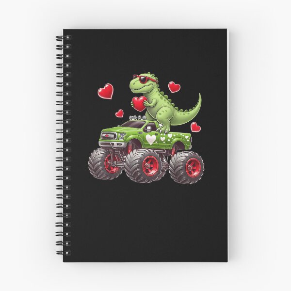 Item preview, Dino Truck Valentine's Day Dinosaur Lover designed and sold by salmzouriart.