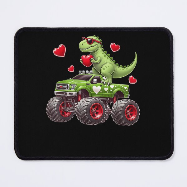Item preview, Dino Truck Valentine's Day Dinosaur Lover designed and sold by salmzouriart.