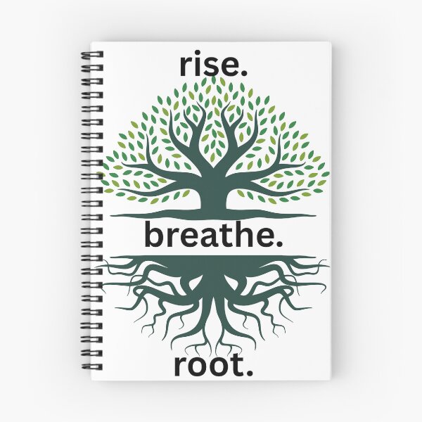 Item preview, root. breath. rise. designed and sold by Kristine Michelle Van Pelt©.