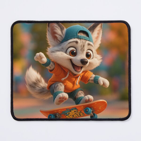 Item preview, Skater Marble Fox designed and sold by Sillytoe.