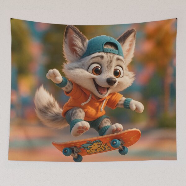 Artikelvorschau, Skater Marble Fox entworfen und verkauft von Sillytoe.
