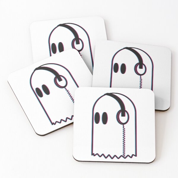 Item preview, Ghost With Headphones designed and sold by CMYKtheory.
