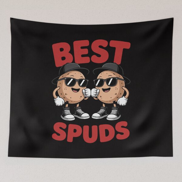 Item preview, Best Spuds Twin Day Matching Potatoes Best Friend Boys designed and sold by DarioRosales.