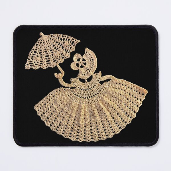 Item preview, Scarlett O'Hara - Crinoline Crochet Lace Doily - Art Print designed and sold by Hookedhands.
