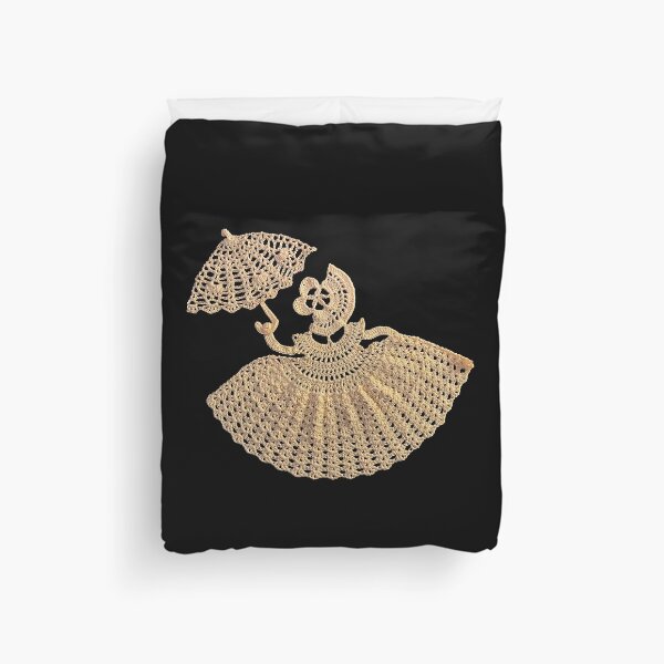 Item preview, Scarlett O'Hara - Crinoline Crochet Lace Doily - Art Print designed and sold by Hookedhands.