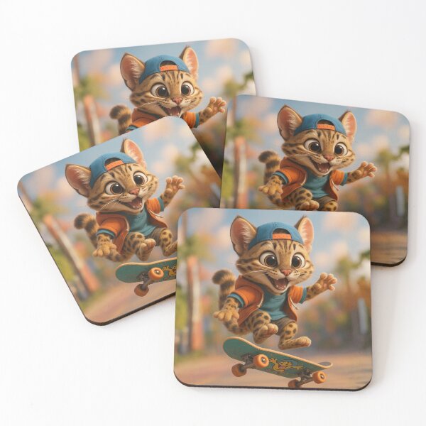 Item preview, Skater Margay designed and sold by Sillytoe.