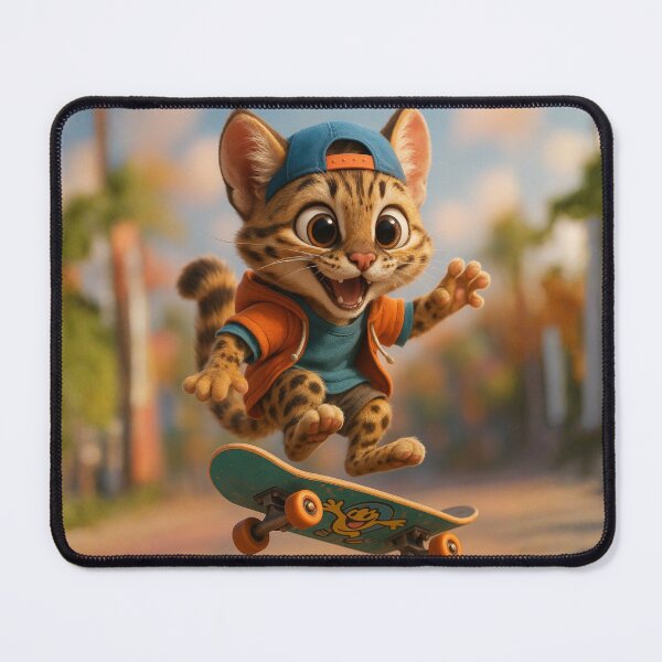Item preview, Skater Margay designed and sold by Sillytoe.