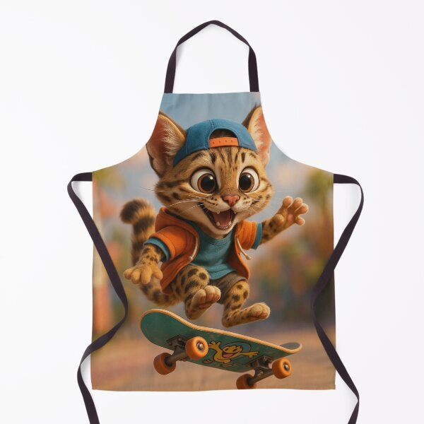 Item preview, Skater Margay designed and sold by Sillytoe.