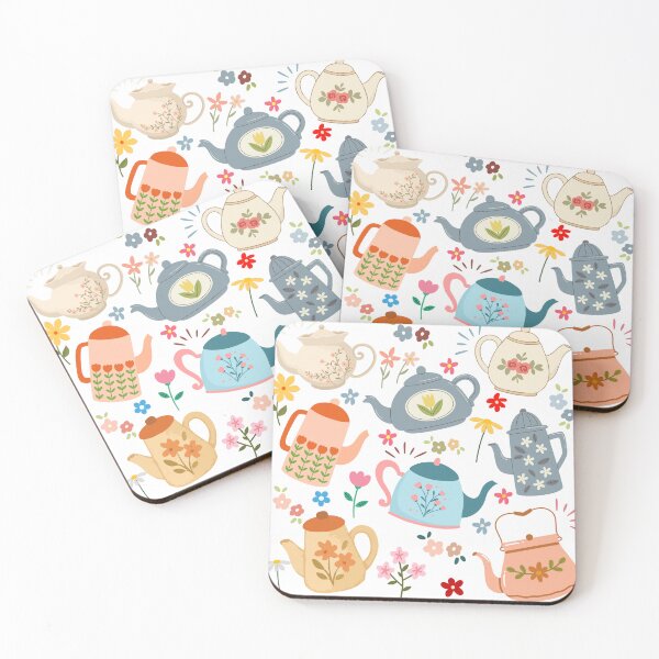 Item preview, Cozy Cottagecore Tea Time Pattern designed and sold by ice-apparel.