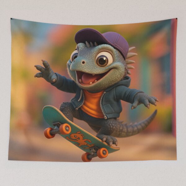 Item preview, Skater Marine Iguana designed and sold by Sillytoe.