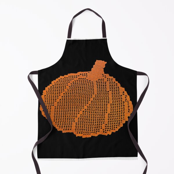 Item preview, Pumpkin - Crochet Filet - Art Print designed and sold by Hookedhands.