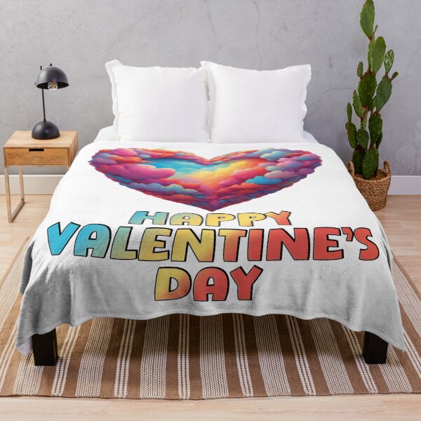 Item preview, Happy Valentine’s Day Rainbow Cloud Heart – Dreamy Pastel Love Illustration designed and sold by Sensepiphoria.