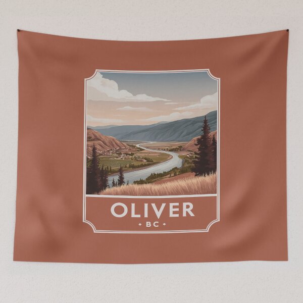 Item preview, Oliver BC British Columbia Okanagan Valley Vineyards Canada designed and sold by meganohm.