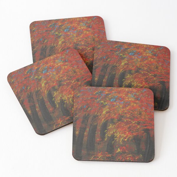 Item preview, Red Fall Forest designed and sold by LonelySTORM.