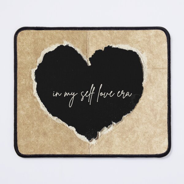 Item preview, In My Self Love Era – Neutral Beige Torn Paper Heart Design designed and sold by amandaline.