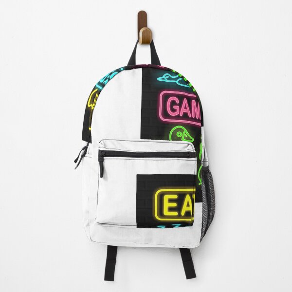 Item preview, Eat Sleep Game Repeat Neon Ducks designed and sold by JPG Arts.