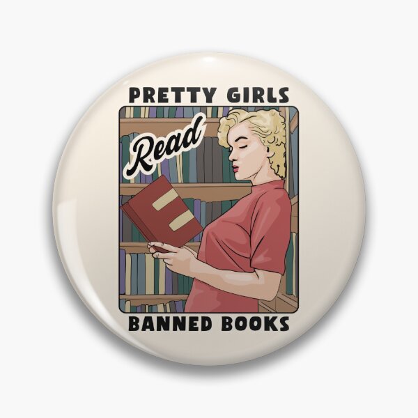 Item preview, Pretty Girls Read Banned Books designed and sold by Unhinged Heather.