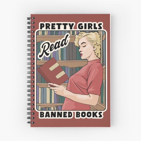 Item preview, Pretty Girls Read Banned Books designed and sold by Unhinged Heather.
