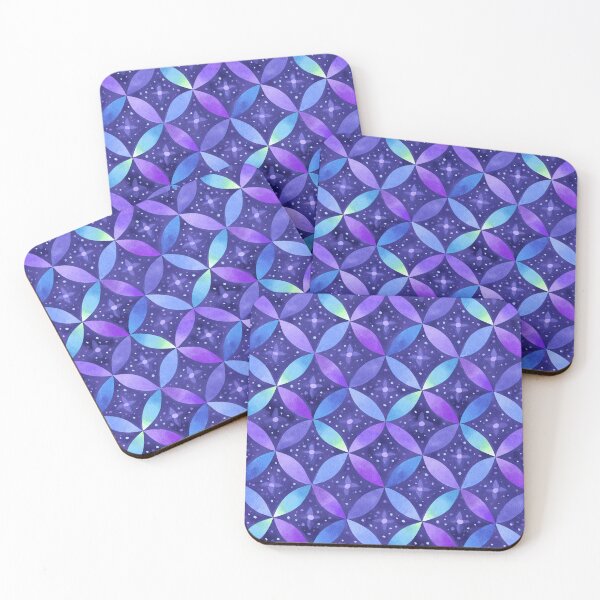 Item preview, Celestial Quatrefoil Petal Tile Pattern designed and sold by bubblegoth.