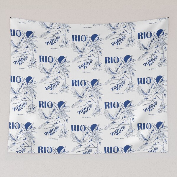 Item preview, Birds and palm trees of Rio designed and sold by Arteenlas.
