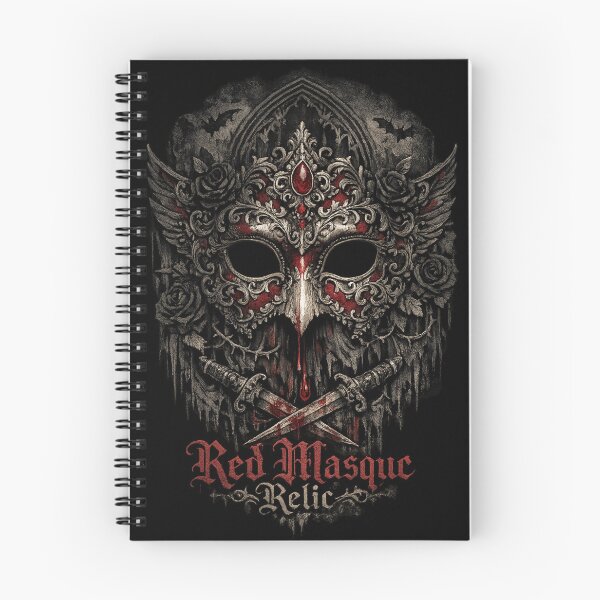 Item preview, Red Masque Relic – Gothic Blood Ritual Mask designed and sold by Mouraludia.