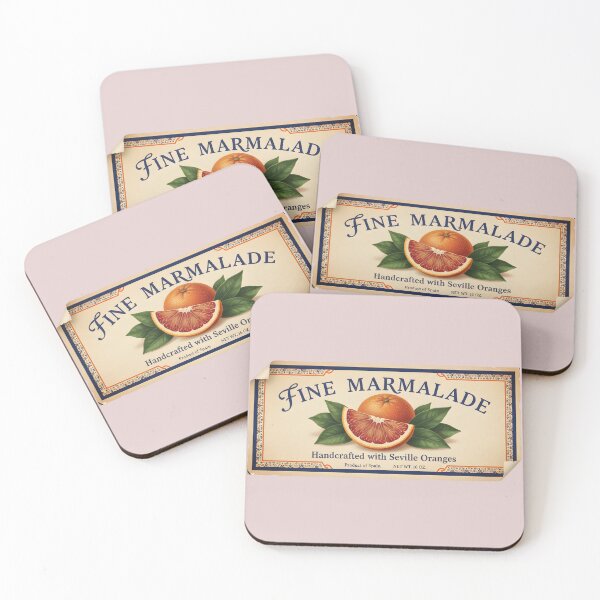 Item preview, Vintage Fine Marmalade Label – Seville Orange Retro Food Art designed and sold by novapixel25100.