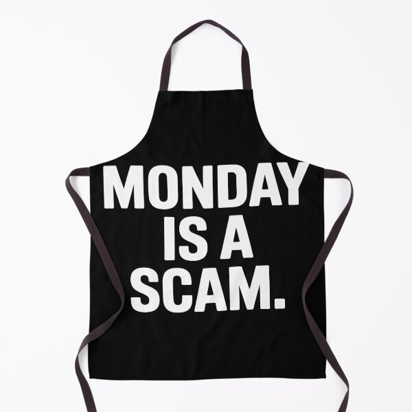 Item preview, Monday Is a Scam Funny Workday T-Shirt designed and sold by Viktorio Art Shop.