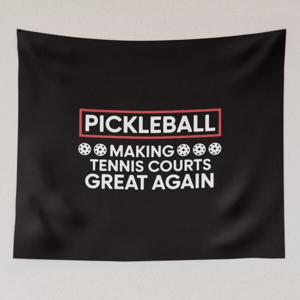 Item preview, Pickleball Making Tennis Courts Great Again designed and sold by cherylbartlett.