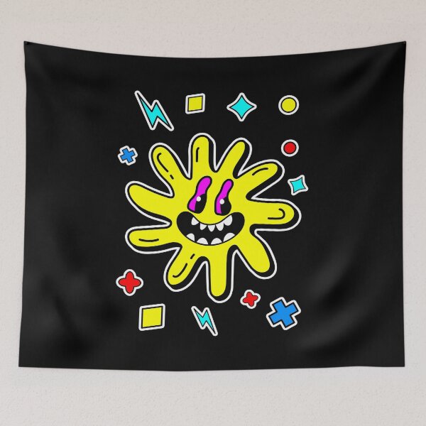 Item preview, Psychedelic Smiling Blob Monster Sticker designed and sold by WeirdlyRare.