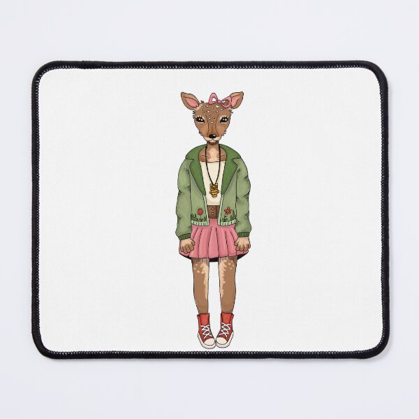 Item preview, deer girl  designed and sold by BlueStarArt.