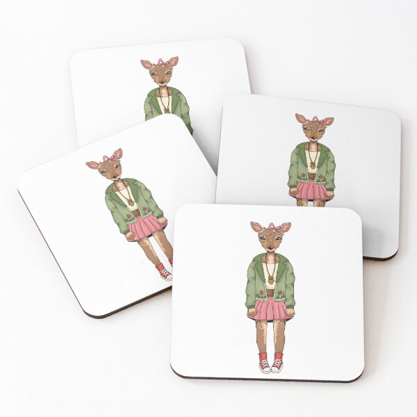 Item preview, deer girl  designed and sold by BlueStarArt.