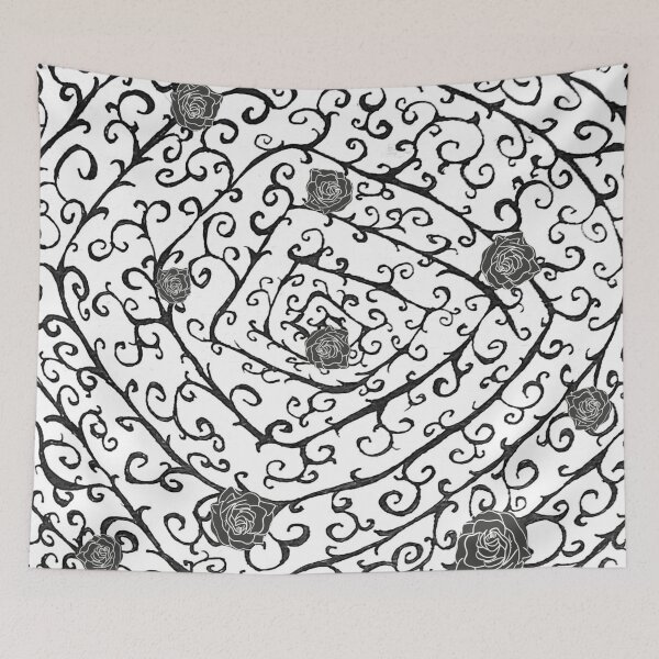 Item preview, Black Rose Vines designed and sold by LonelySTORM.