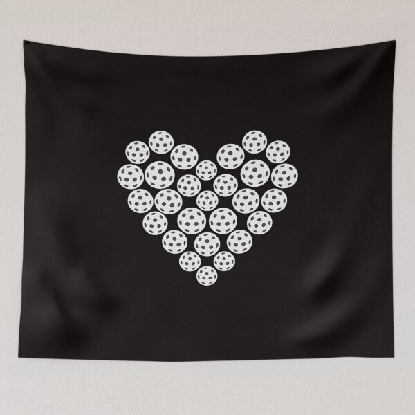 Item preview, Pickleball Love Heart Shape Valentine designed and sold by cherylbartlett.