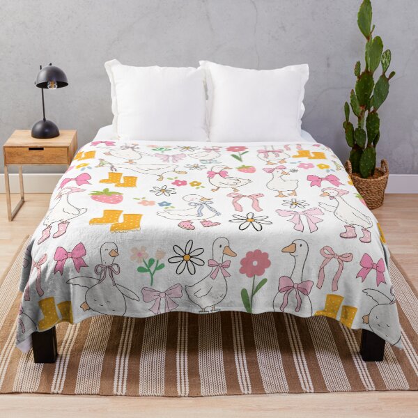 Item preview, Strawberry & Wellies Floral Goose designed and sold by ice-apparel.