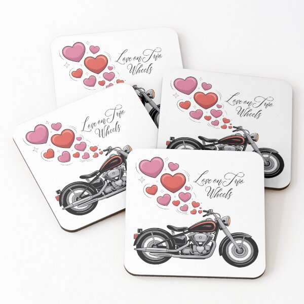 Item preview, Love on Two Wheels Illustration designed and sold by ChillModeOn.