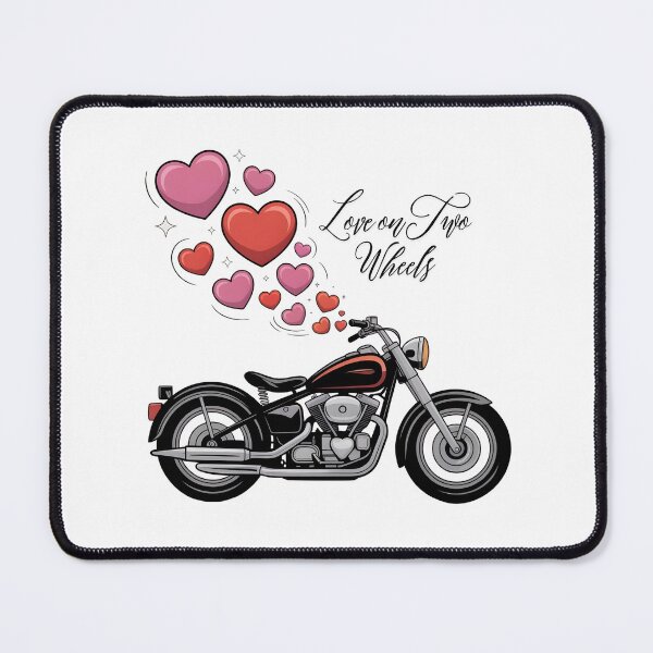 Item preview, Love on Two Wheels Illustration designed and sold by ChillModeOn.