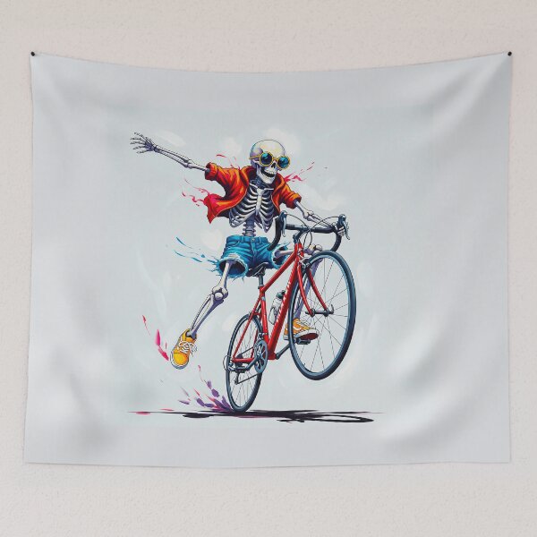 Item preview, Skeleton cyclist designed and sold by RICAMTP.