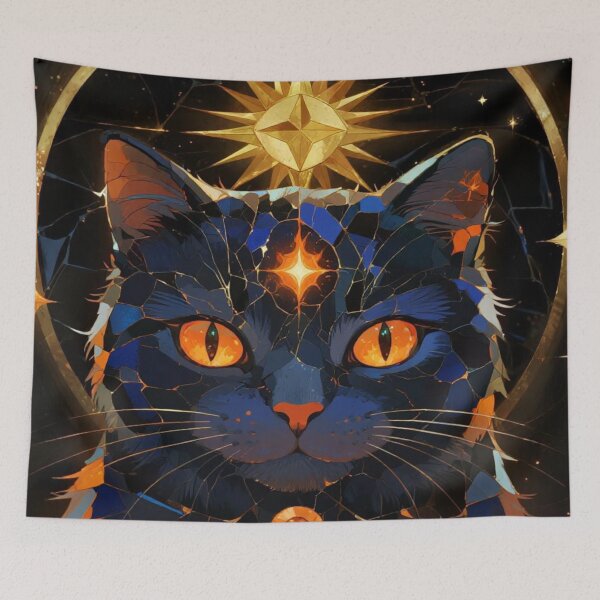 Item preview, Feline of the Astral Veil (V2) designed and sold by SabaMirzique.