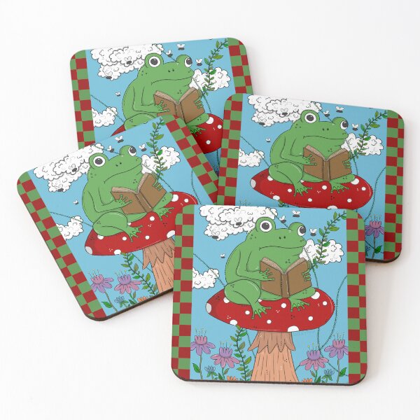 Item preview, Frog on a Mushroom designed and sold by dizzy-fox.