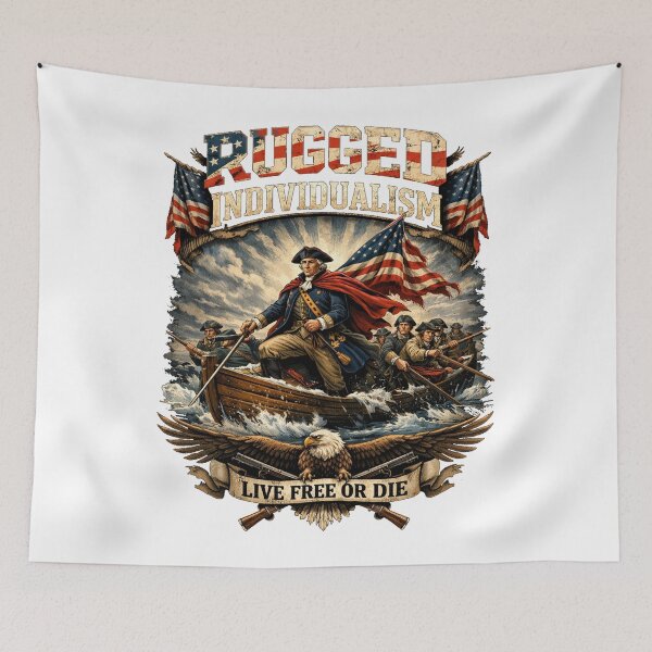 Item preview, Rugged Individualism George Washington designed and sold by MelHer.