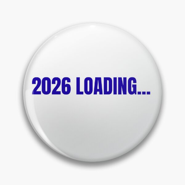 Item preview, Electric Blue 2026 Loading Digital Future Typography designed and sold by Neveza.