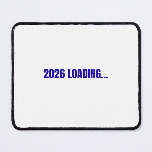 Item preview, Electric Blue 2026 Loading Digital Future Typography designed and sold by Neveza.