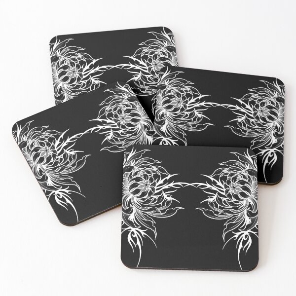 Item preview, Twin chrysanthemums designed and sold by MORIANO TATTOOS.