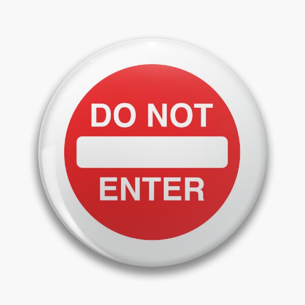 Item preview, Do Not Enter - Street Art Aesthetic Decal designed and sold by kreature56.