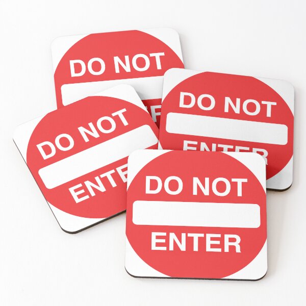 Item preview, Do Not Enter - Street Art Aesthetic Decal designed and sold by kreature56.