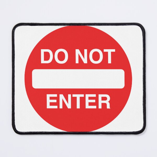 Item preview, Do Not Enter - Street Art Aesthetic Decal designed and sold by kreature56.