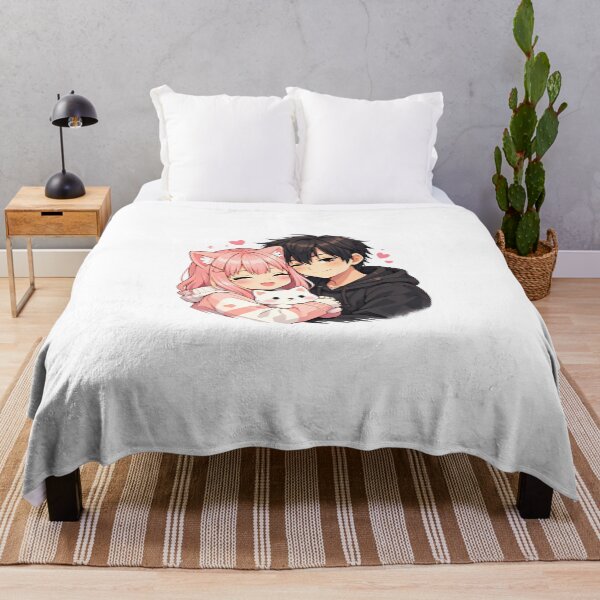 Item preview, Cute Anime Couple Love designed and sold by Amr Siam.