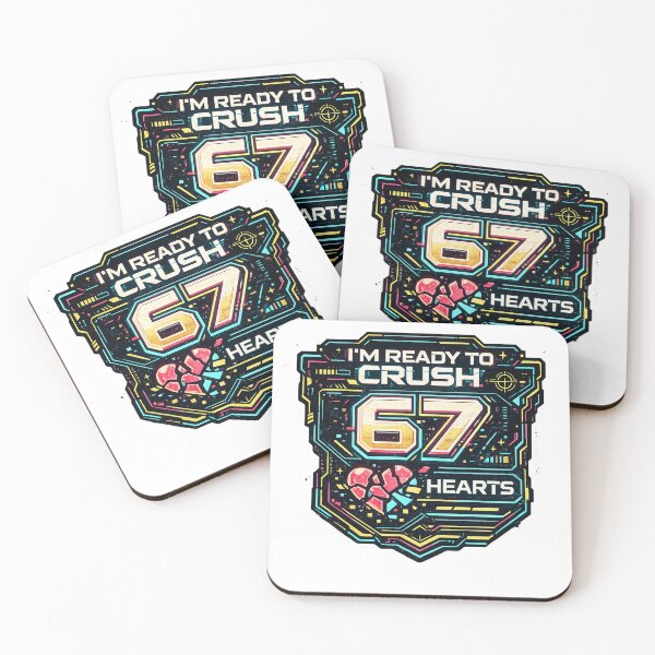 Item preview, I’m Ready to Crush 67 Hearts designed and sold by MKProjekty.
